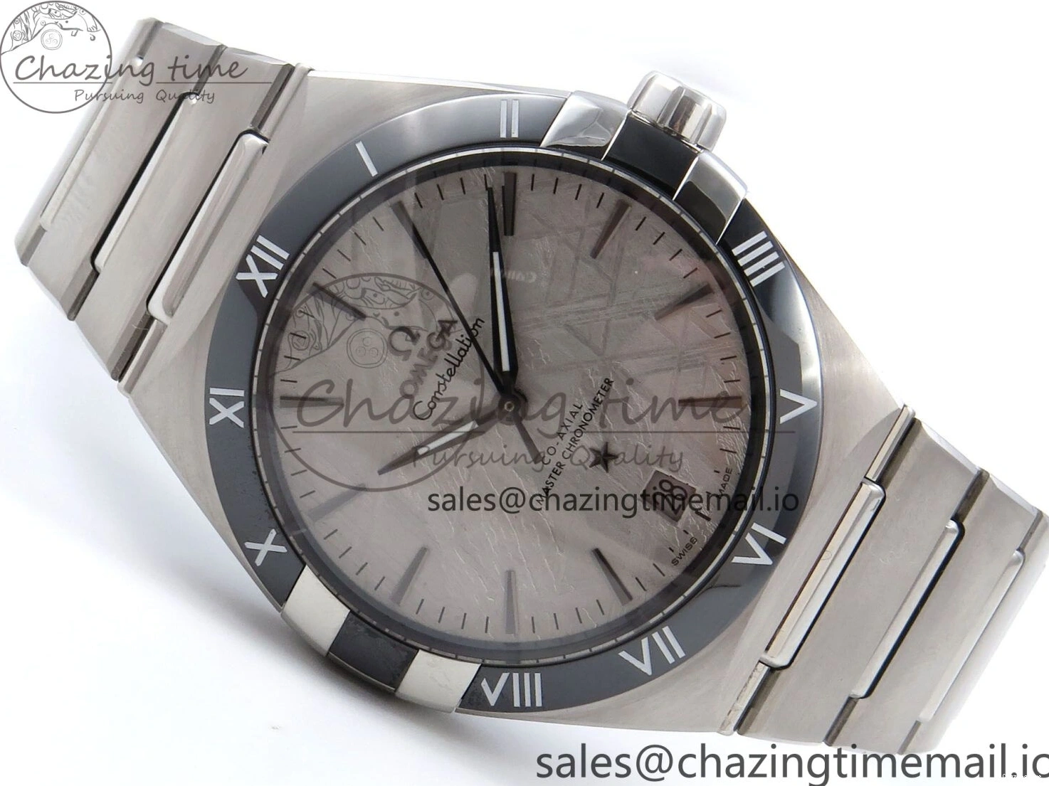 0116 Constellation 41mm SS ASWF 1:1 Best Edition Gray Dial on SS Bracelet A Breathable 7696